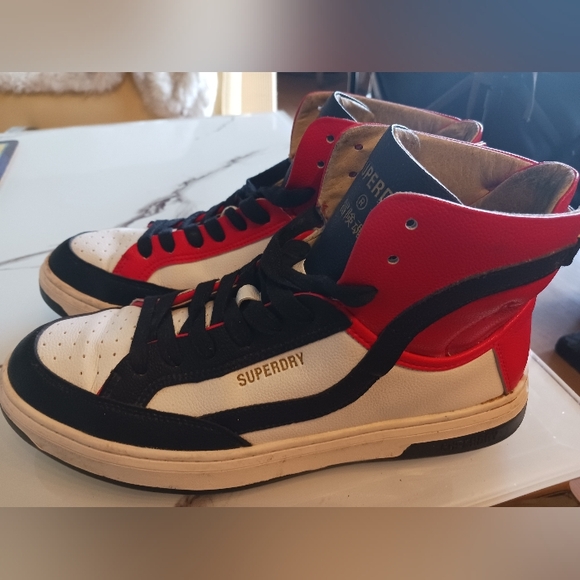 Superdry Basketball Lux trainers Size 9 - Picture 3 of 6